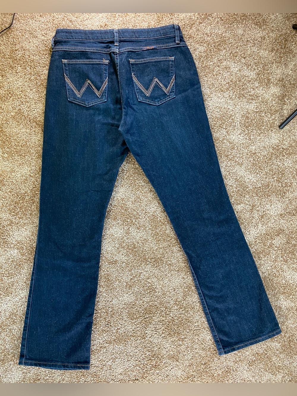 Wrangler Q-Baby Dark Wash Bootcut Jeans Women’s 11/12 x 34